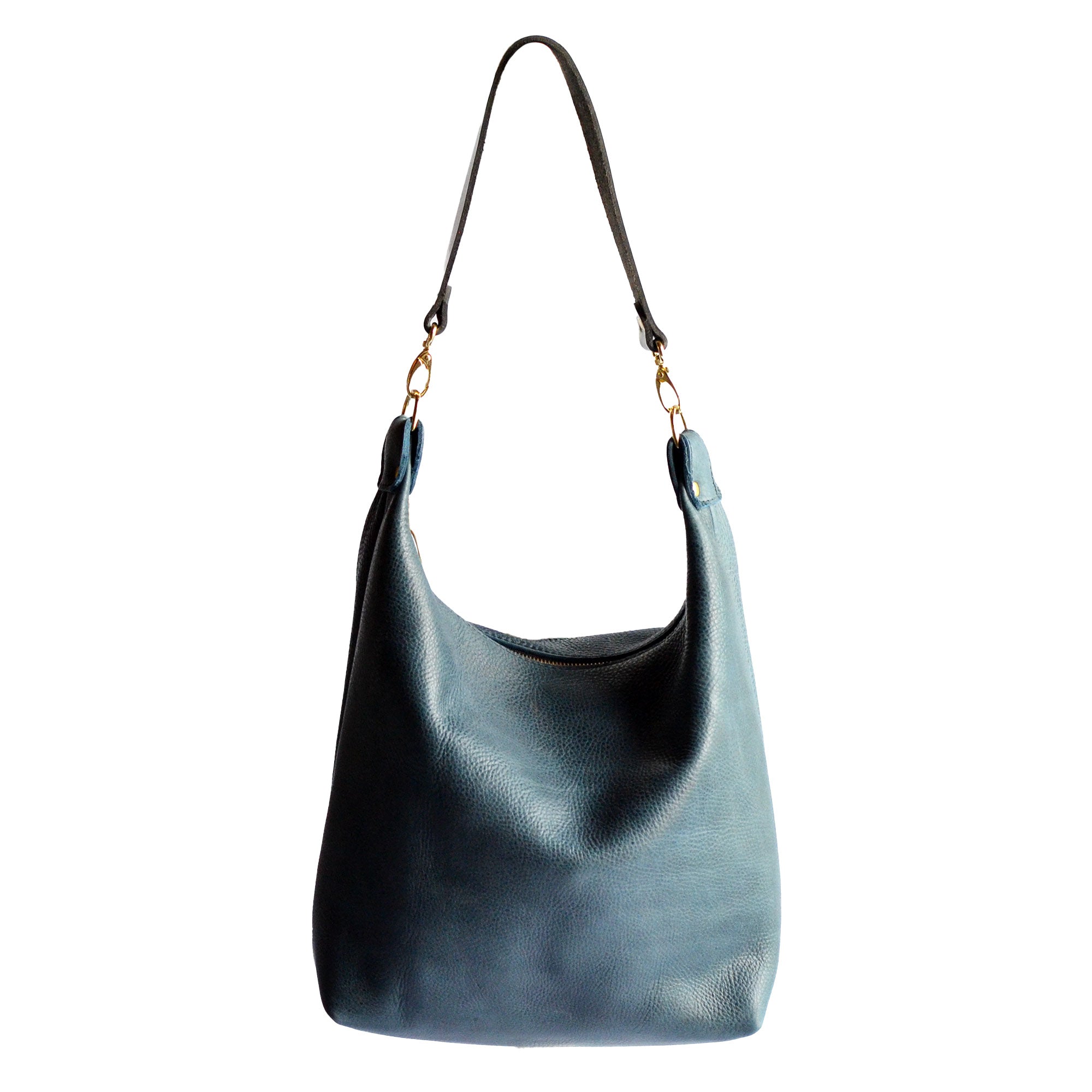 Navy blue bucket bag best sale